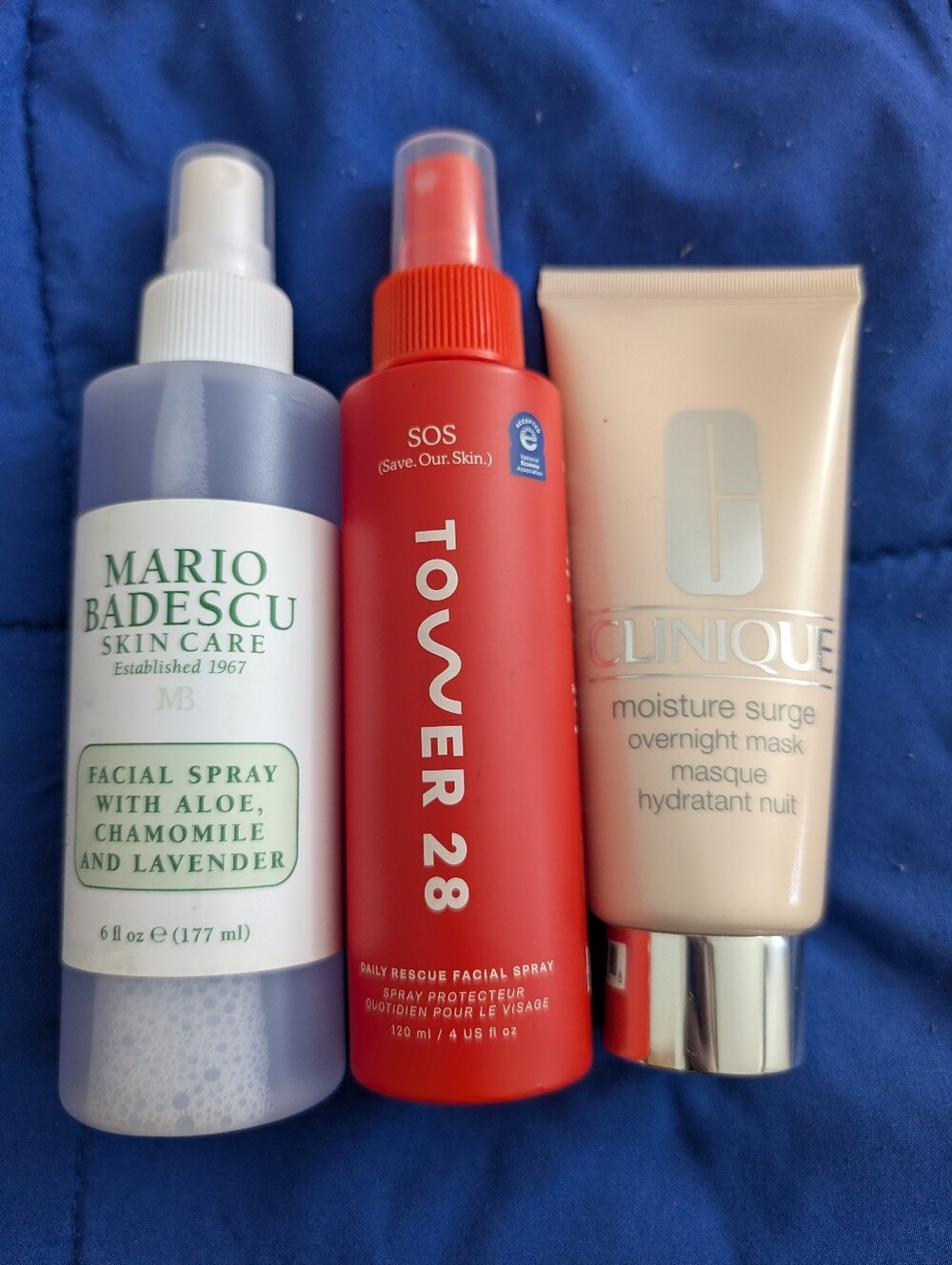 💧✨Skincare Bundle | Mario Badescu + Tower 28 SOS + Clinique Moisture Surge MasK